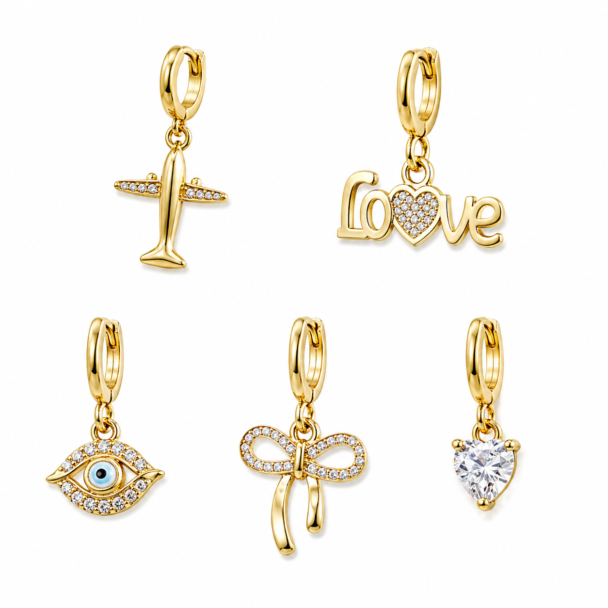 Charm Noeud strass