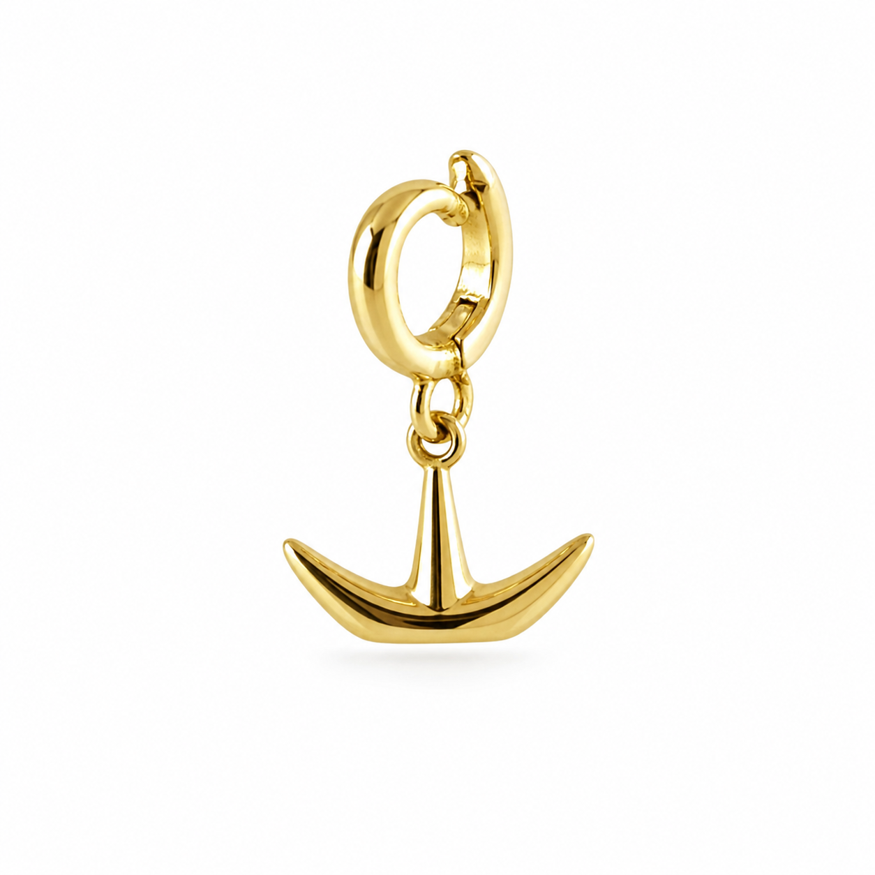 Charm Bateau en Papier Doré