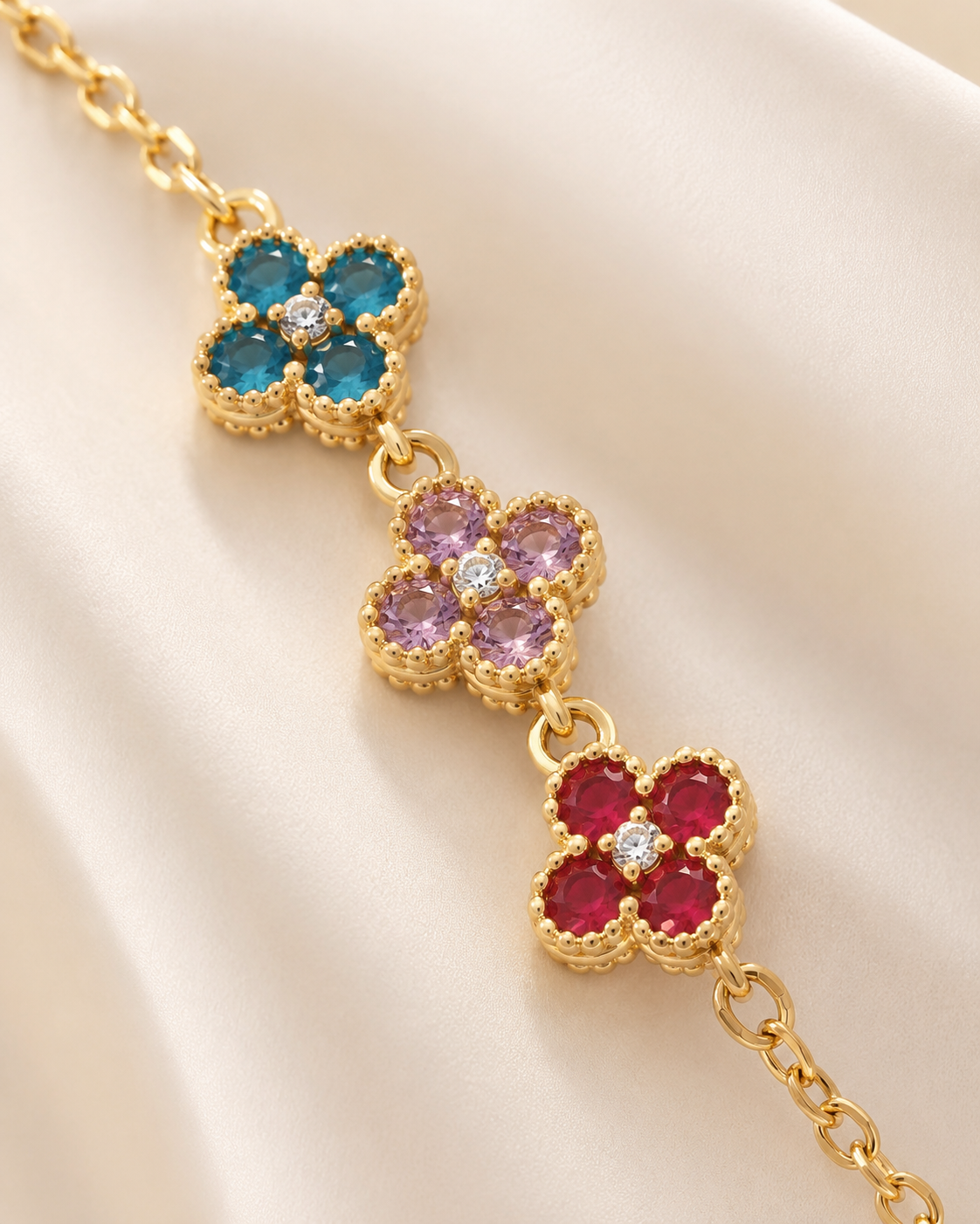Chaine de Main Impératrice Multicolore