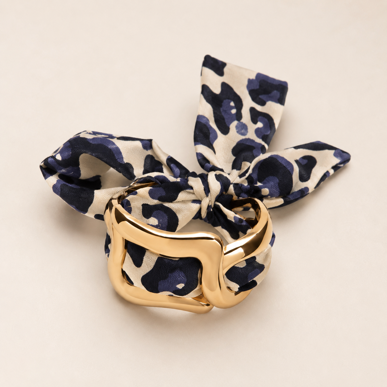 Manchette Foulard Indigo