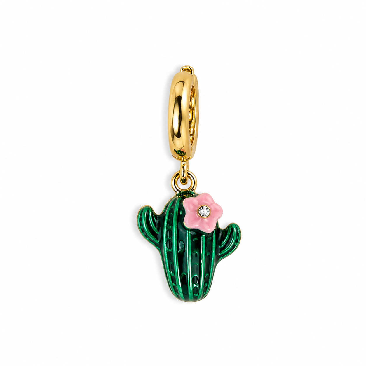 Charm Cactus Fleuri 3d