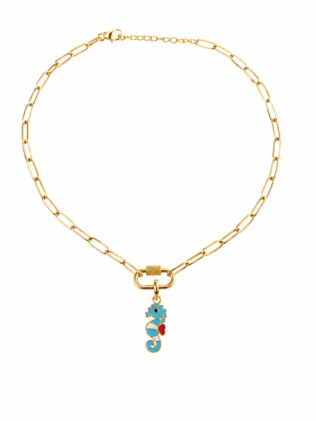 Charm Hippocampe Bleu