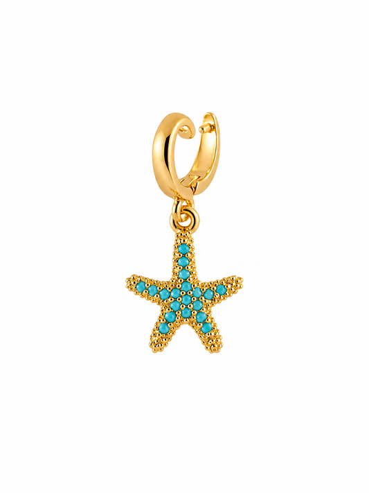 Charm Etoile de Mer Bleue