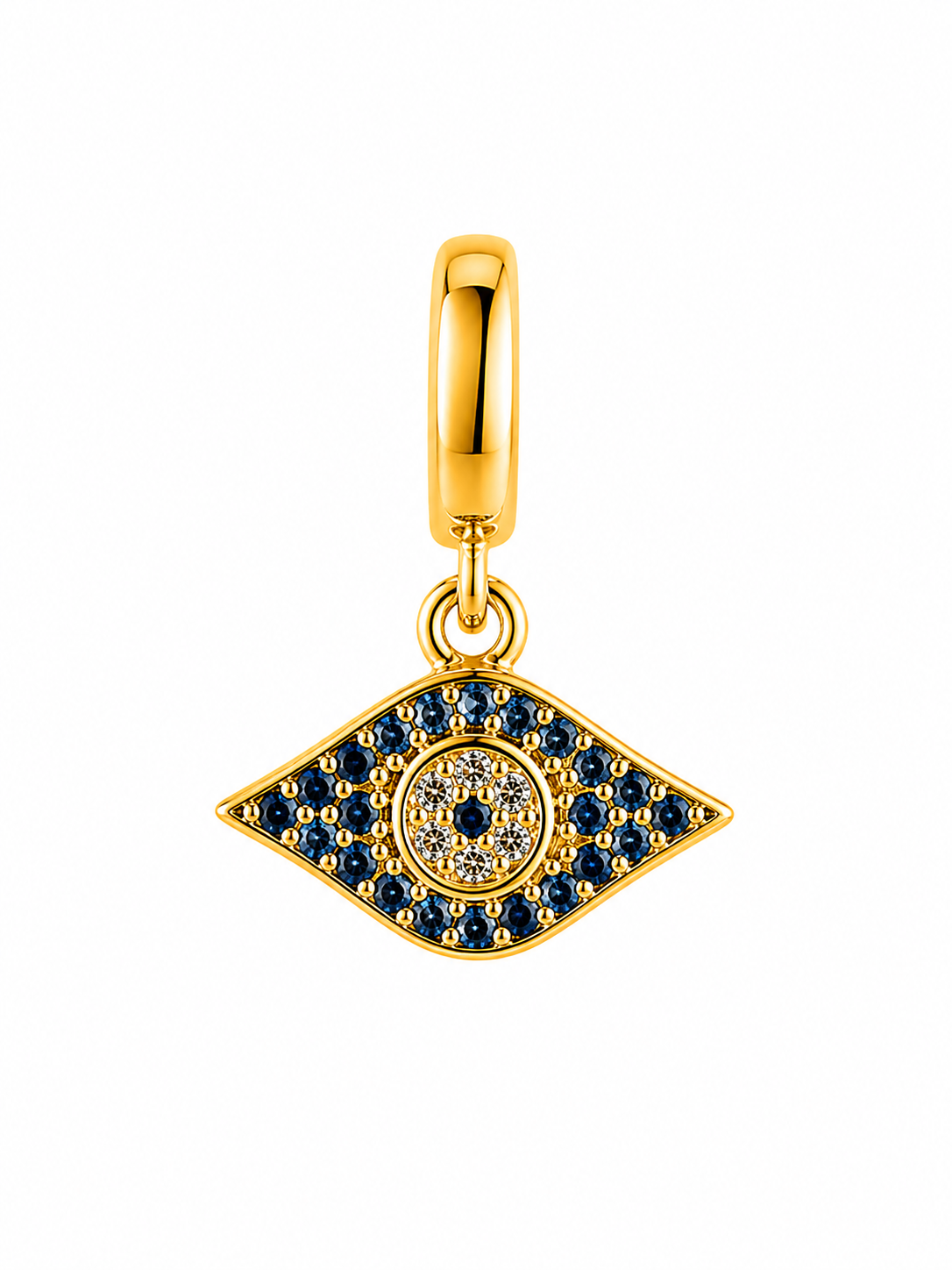 Charm Oeil Protecteur Bleu Strass
