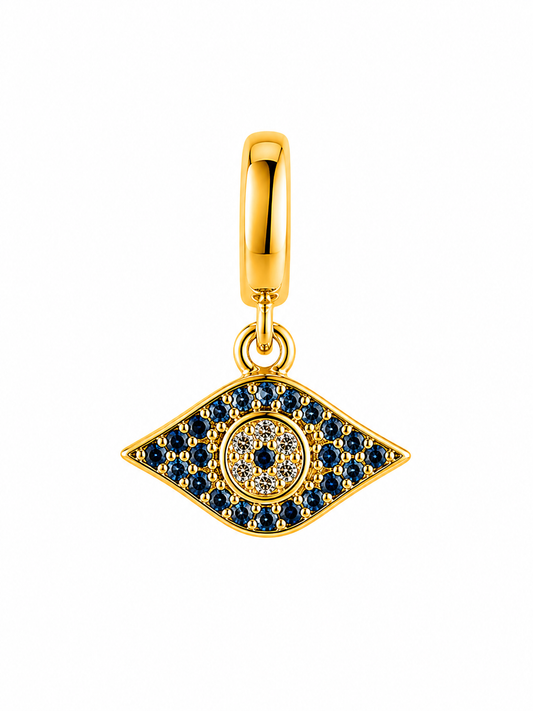 Charm Oeil Protecteur Bleu Strass