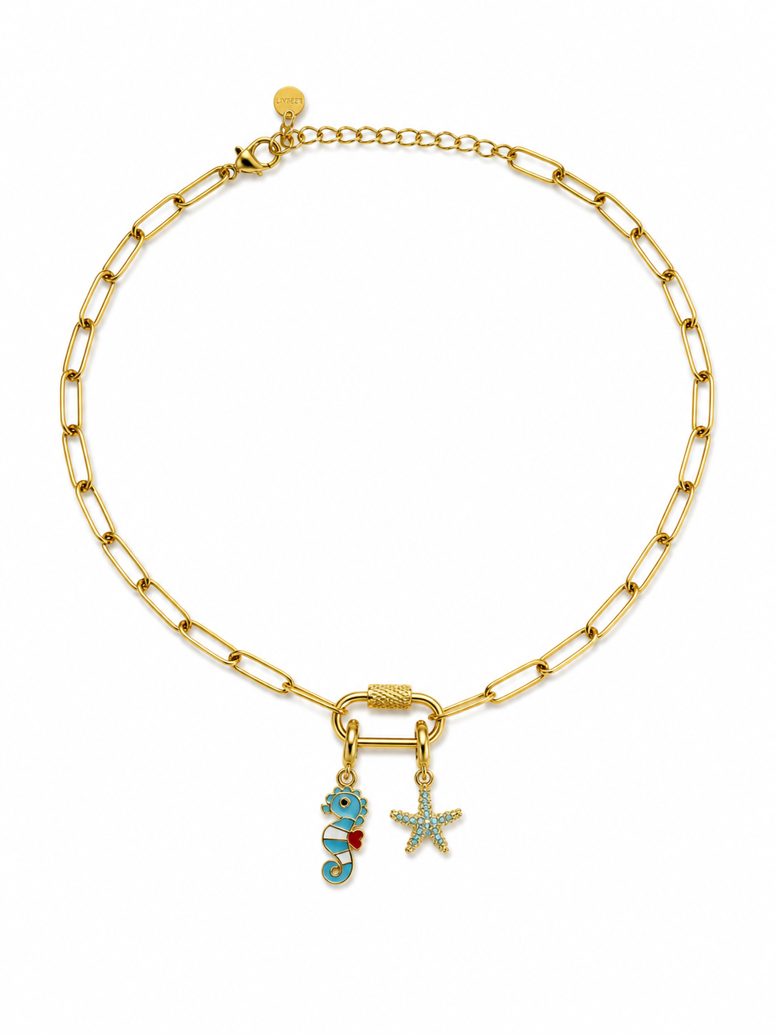 Charm Etoile de Mer Bleue
