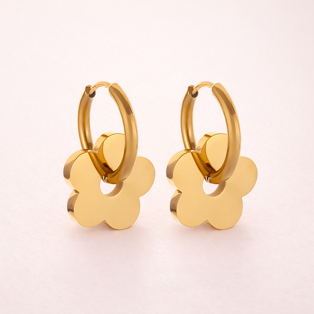 Boucles d'oreille fleur Mini Capricieuse