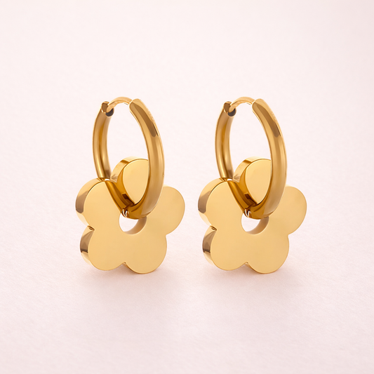 Boucles d'oreille fleur Mini Capricieuse