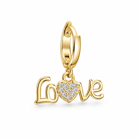 Charm love strass