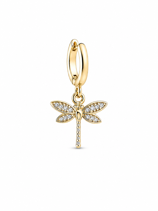 Charm Libellule Strass