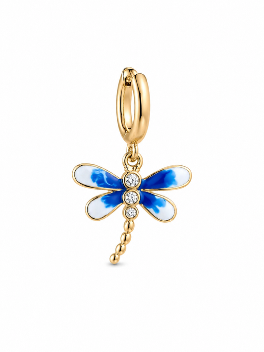 Charm Libellule Bleue