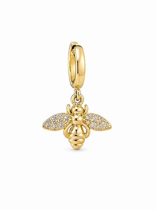Charm Abeille Strass