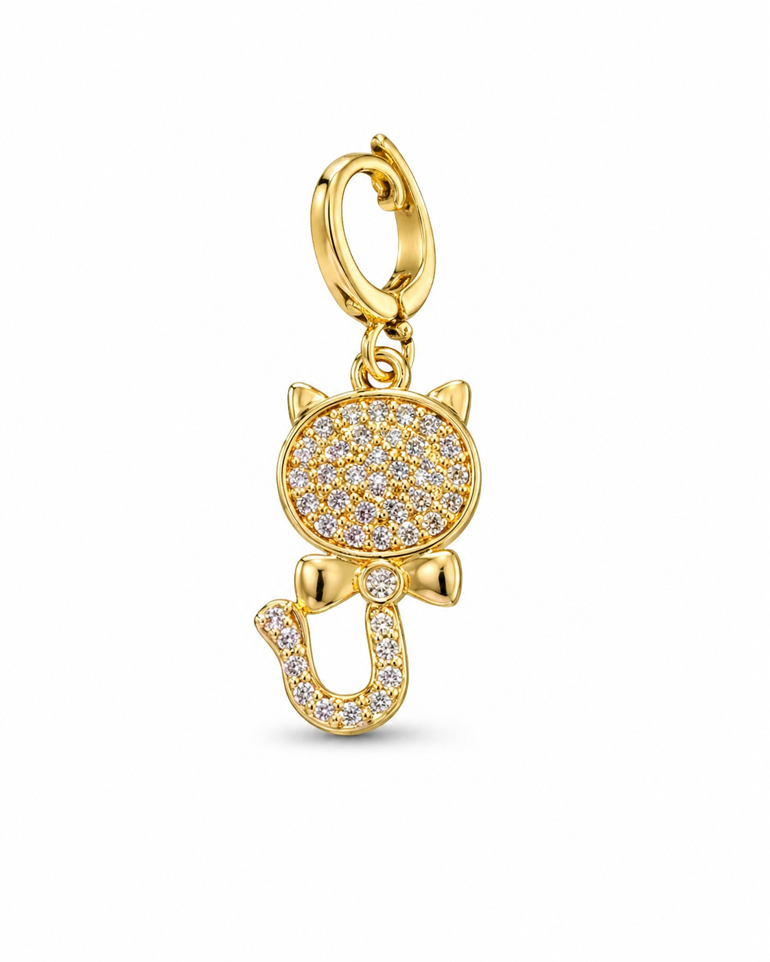 Charm Chat Noeud Strass