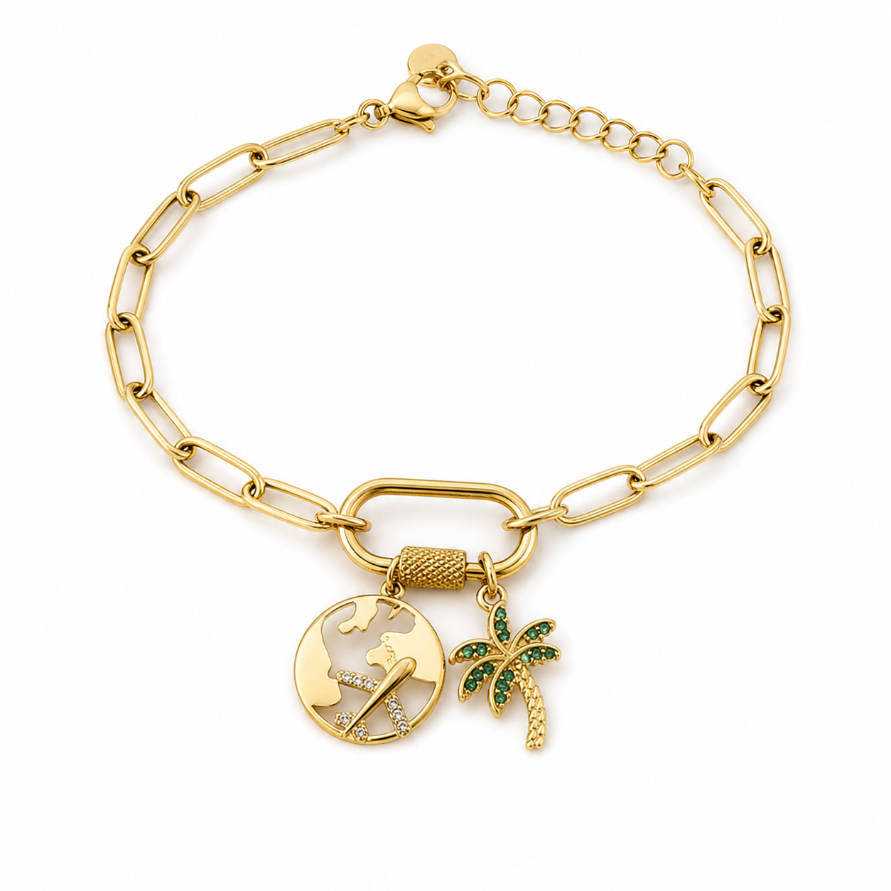 Charm Palmier Strass