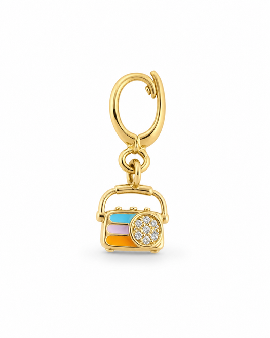 Charm Radio Vintage Colorée