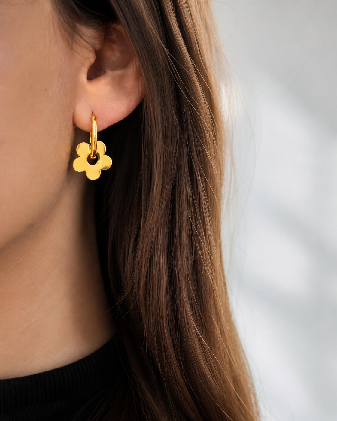Boucles d'oreille fleur Mini Capricieuse