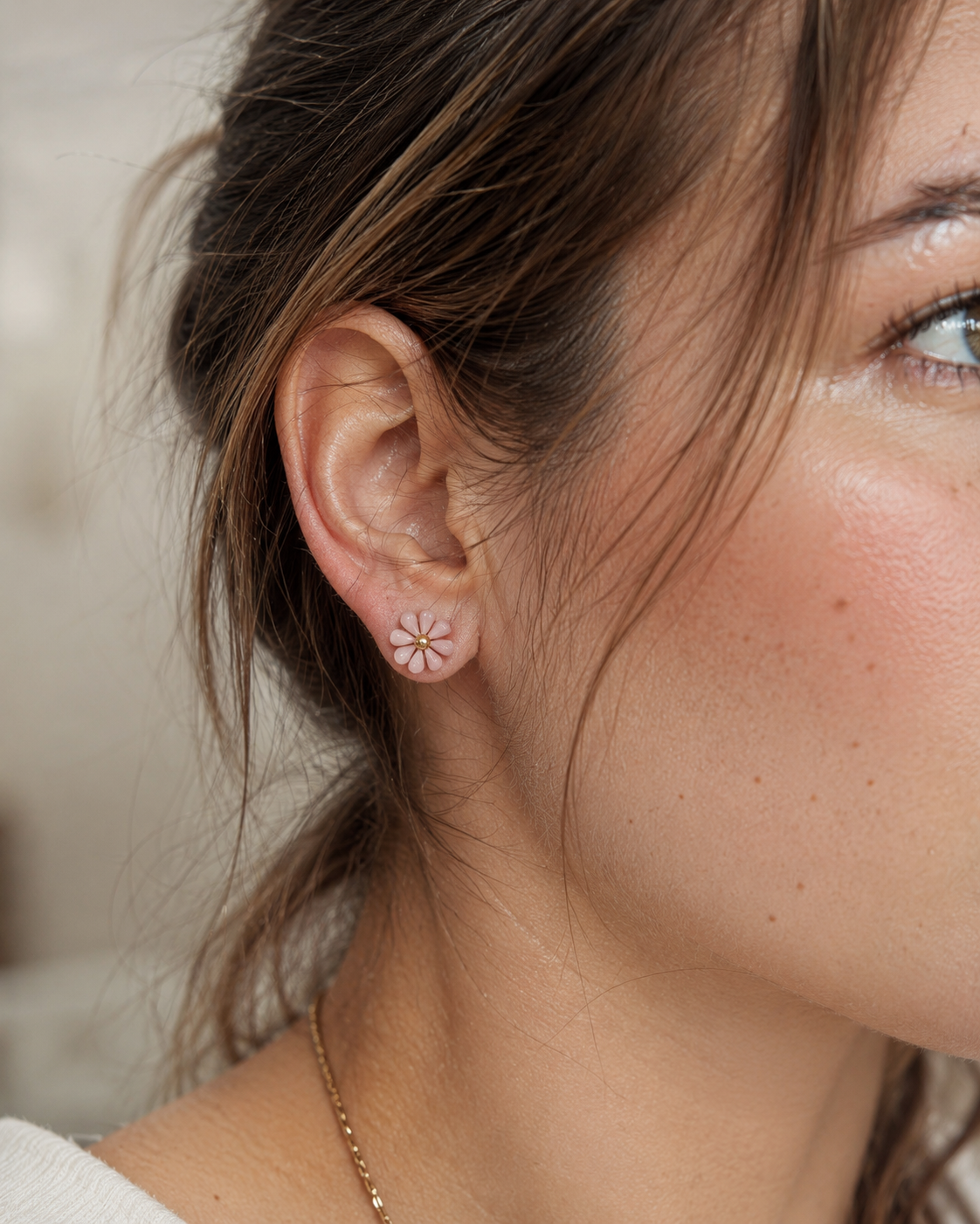 Boucles d'oreilles Marguerite
