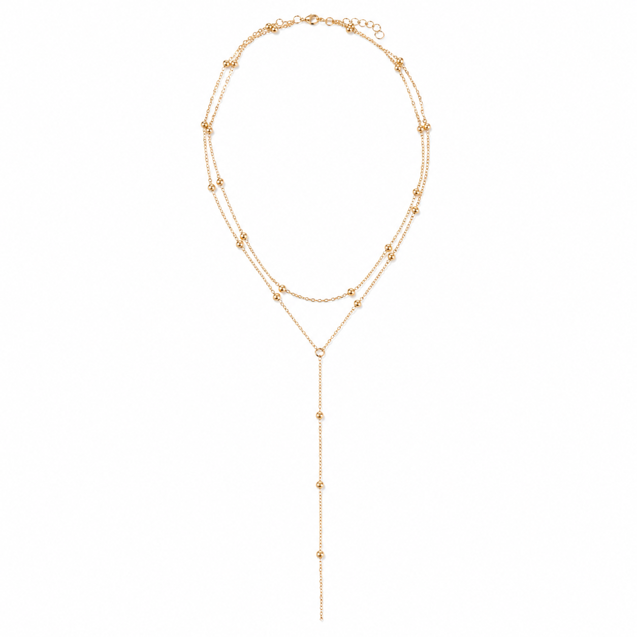 Collier Cascade Dorée