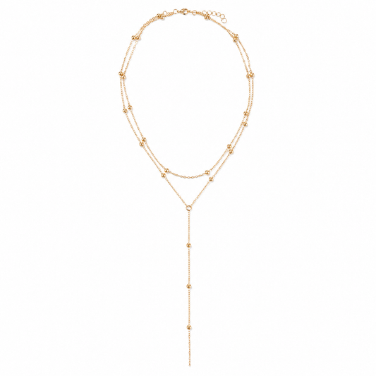 Collier Cascade Dorée
