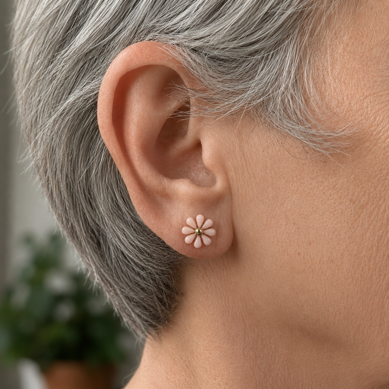 Boucles d'oreilles Marguerite