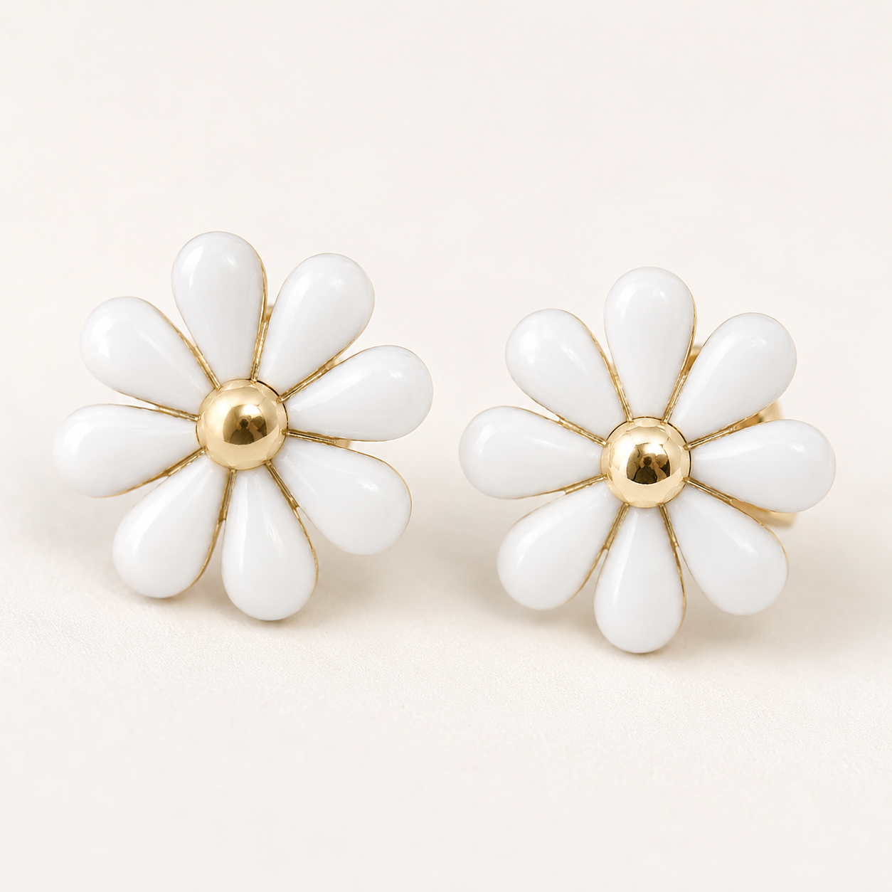 Boucles d'oreilles Marguerite