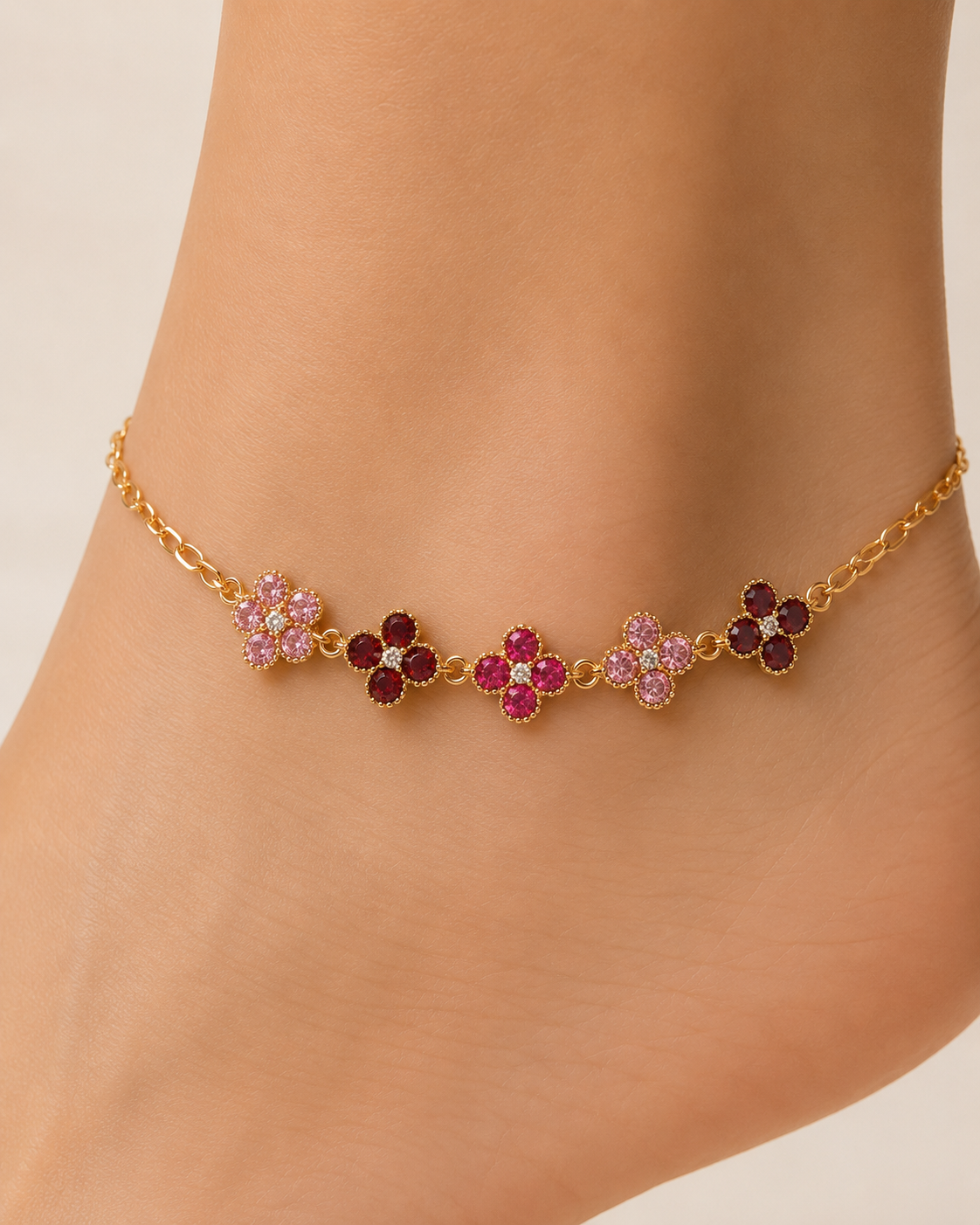 Chaine de Main Impératrice Rose