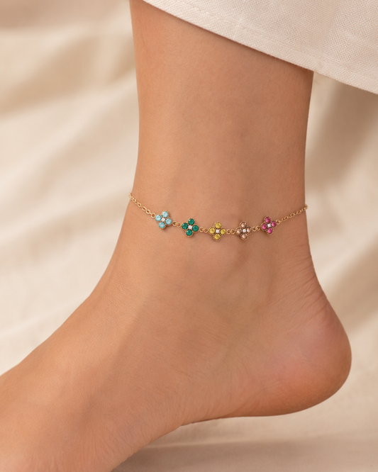 Chaine de Cheville Multicolore