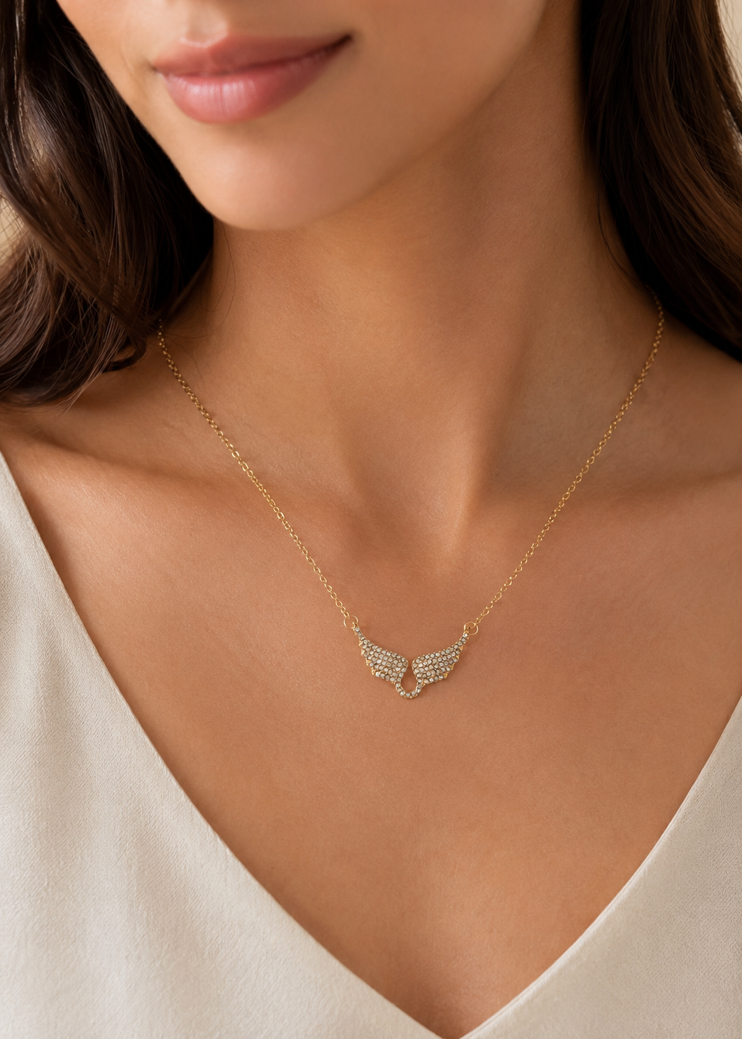 Collier Angel doré