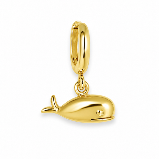 Charm Petite Baleine Dorée