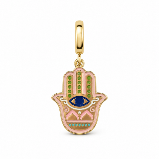 Charm Main Protectrice Rose & Bleue