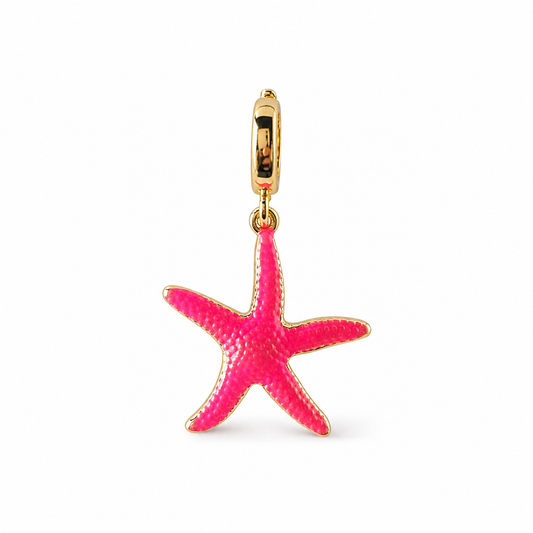 Charm Etoile de Mer Rose